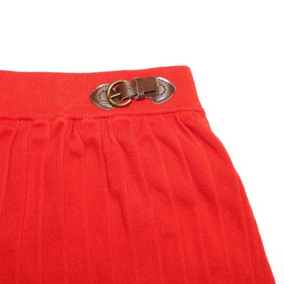 Nautica Girls 3T Red Blue knit kilt like Skirt - Picture 5 of 8